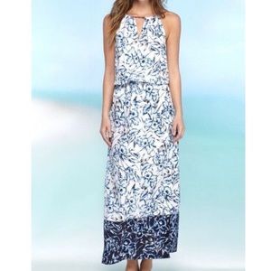 Tommy Bahama Sketch Long Dress in Mare Navy